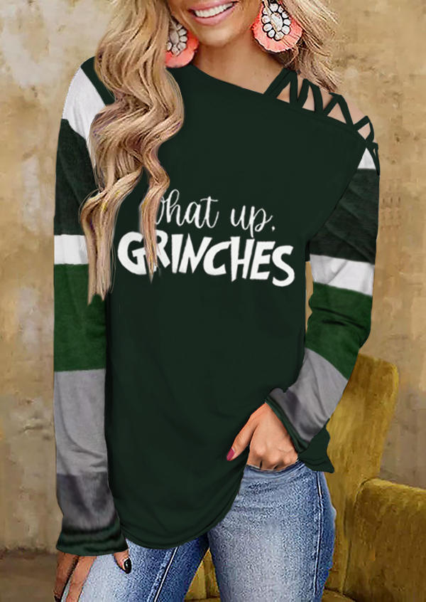 

Blouses What Up Color Block Blouse in Green. Size: L,M,,XL