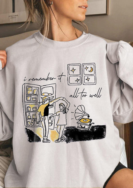 

Sweatshirts All Too Well Long Sleeve Sweatshirt in Apricot. Size: ,M,L,XL