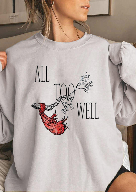 

Sweatshirts All Too Well Graphic Long Sleeve Sweatshirt in Apricot. Size: ,M,L,XL