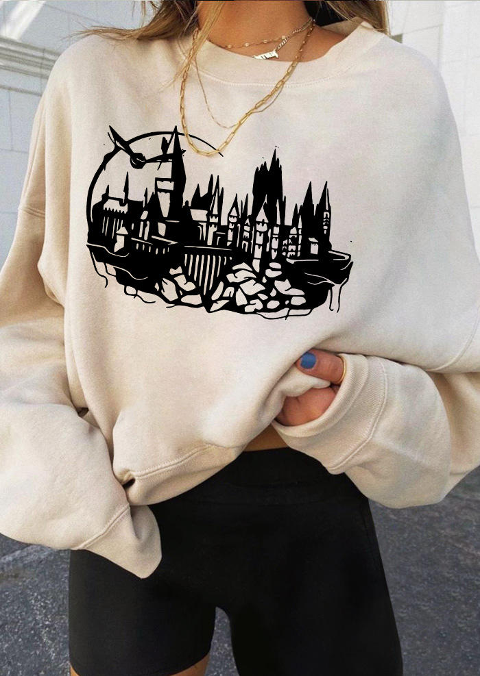 

Sweatshirts Hogwarts Long Sleeve Sweatshirt in Apricot. Size: ,M,L,XL