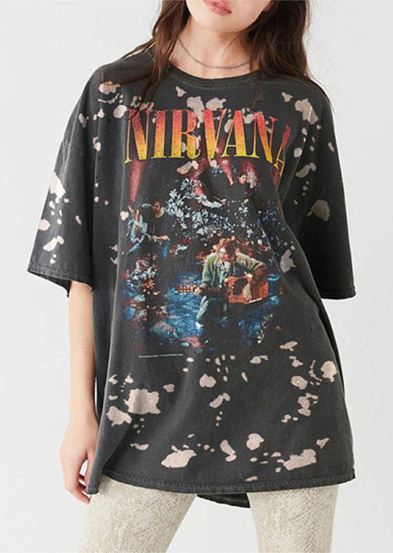 

T-shirts Tees Nirvana Tie Dye T-Shirt Tee in Black. Size: ,M,L,XL