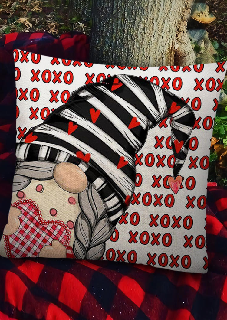 

Pillowcase Valentine Gnomies Love Plaid Pillowcase in Pattern2. Size