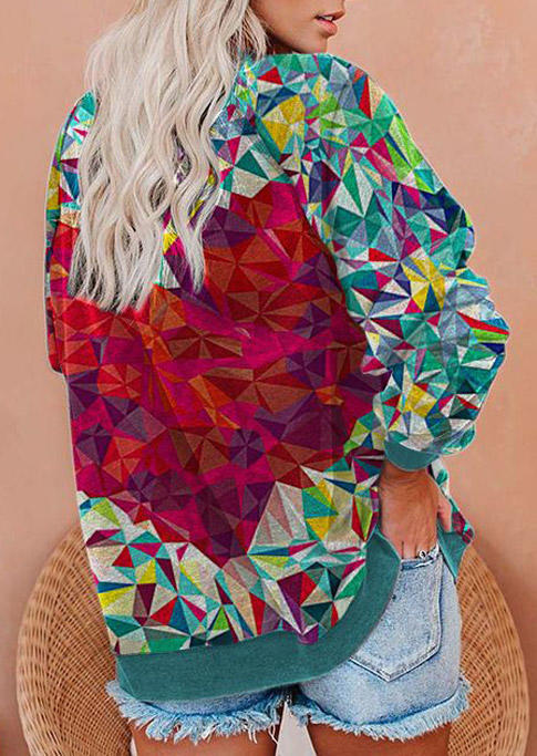 

Sweatshirts Valentine Heart Long Sleeve Sweatshirt in Multicolor. Size: S,,L,XL