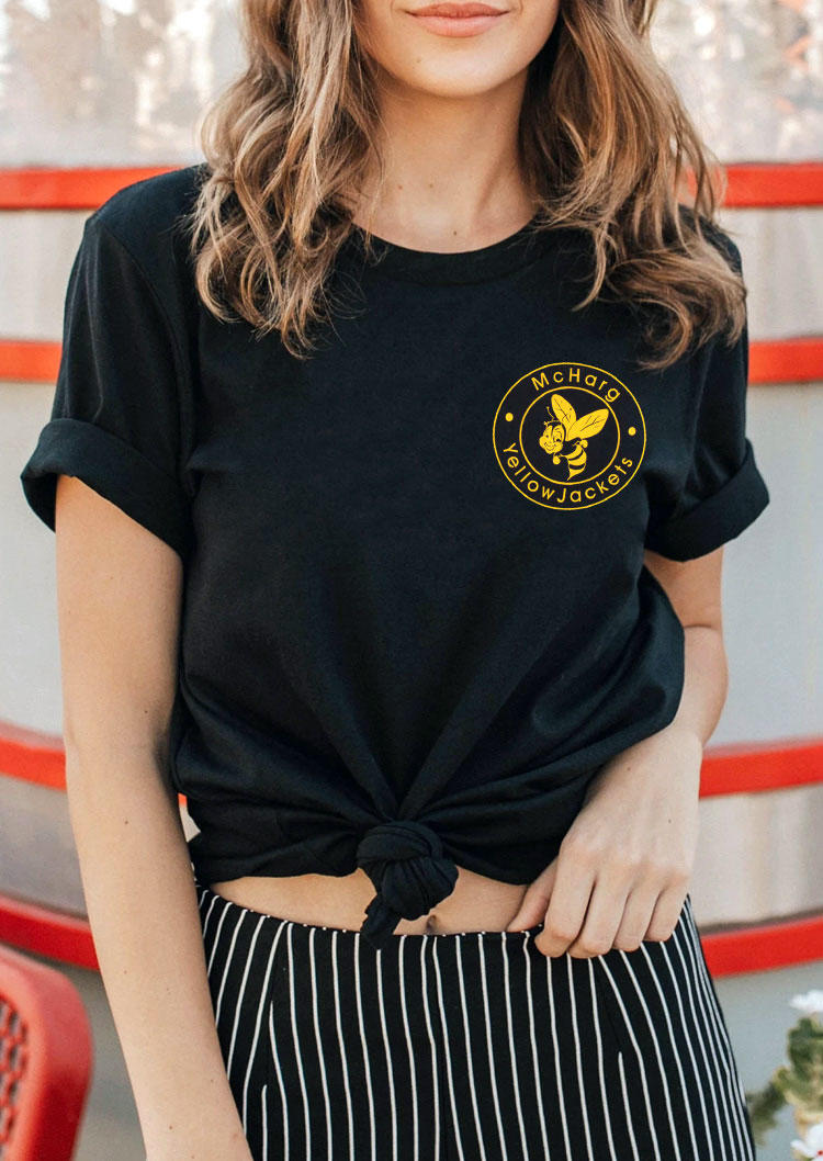 

T-shirts Tees Graphic O-Neck T-Shirt Tee in Black. Size: ,M,L,XL