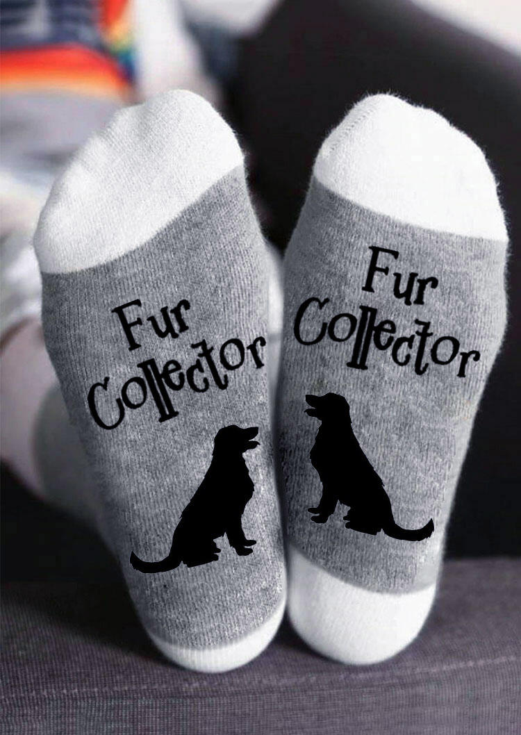 Fur Collector Dog Crew Socks