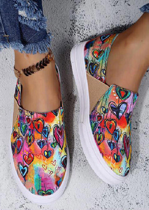 

Sneakers Valentine Tie Dye Heart Sneakers in Multicolor. Size: ,38,39,40,41