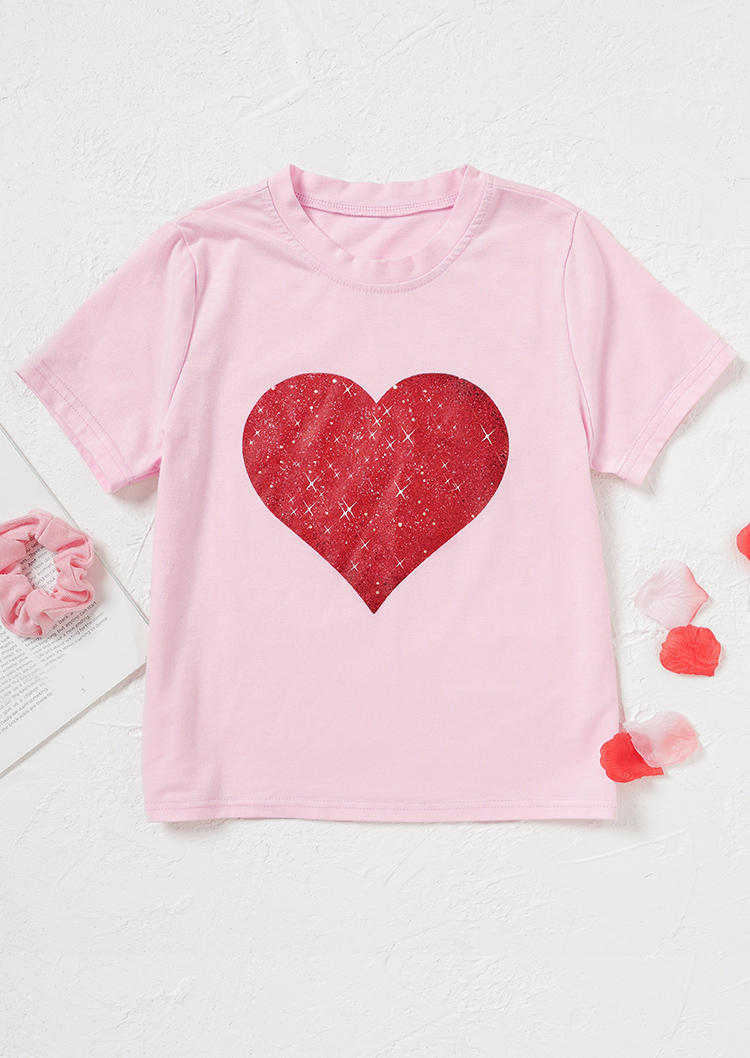 

Matching Outfits Mommy & Me Valentine Love Heart T-Shirt Tee - Kids in kids. Size: ,4T,5T,6T