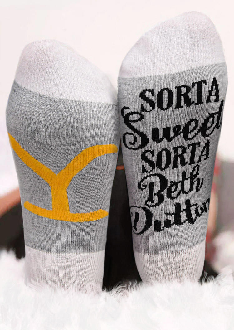 

Crew Socks Sorta Sweet Casual Crew Socks in Gray. Size