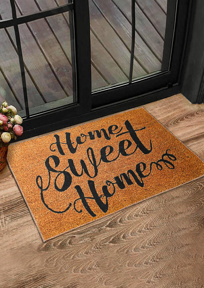 Welcome To Our Home Sunflower Non-Slip Carpet