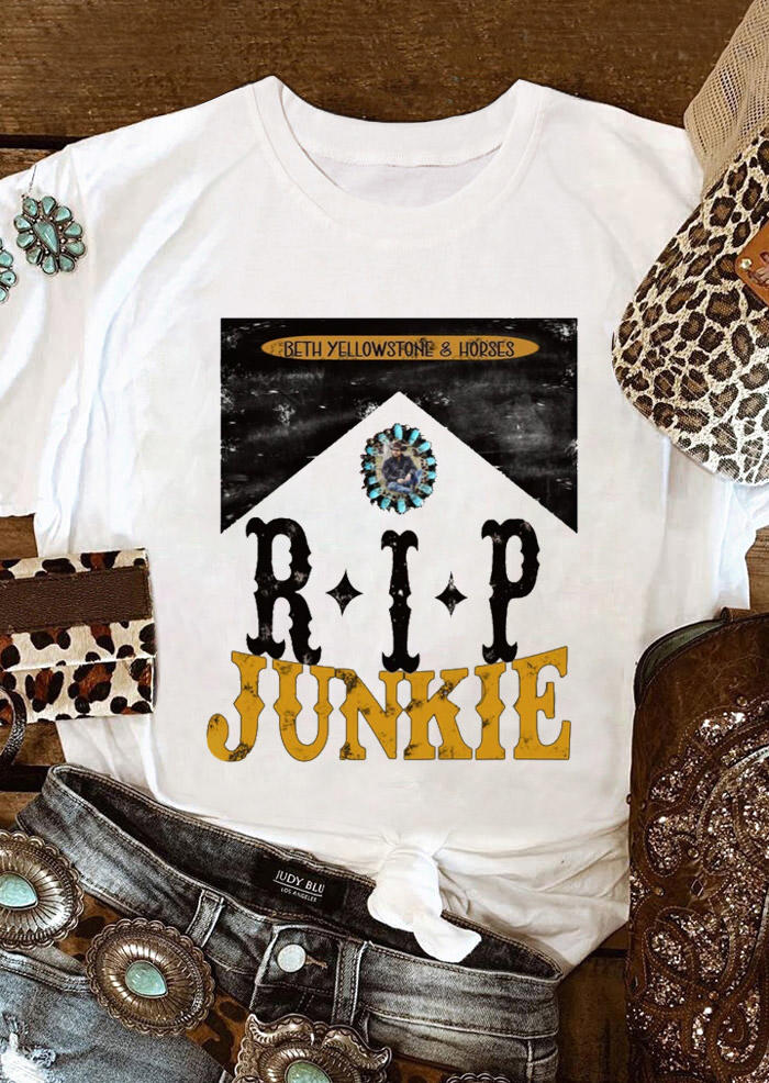 

T-shirts Tees Rip Junkie Turquoise T-Shirt Tee in White. Size: ,M,L,XL