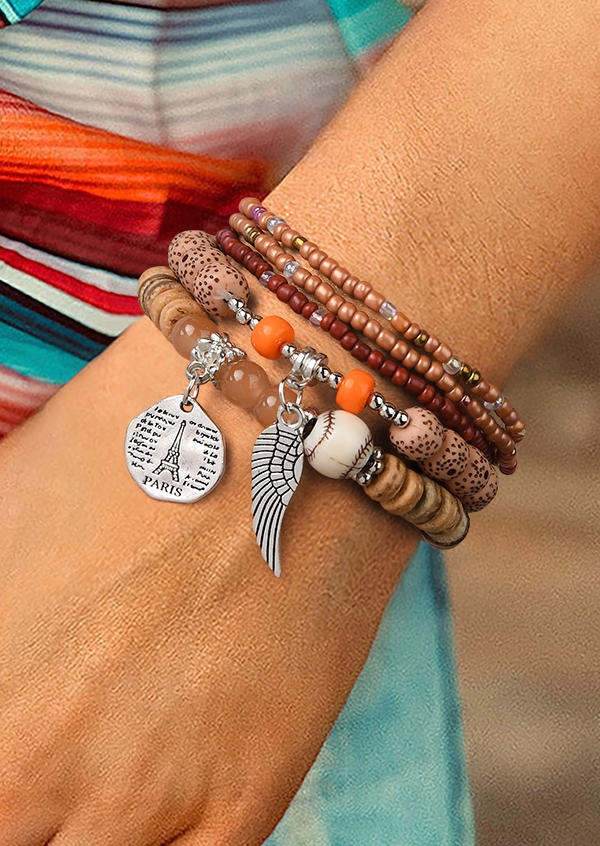 

Bracelet Angel Wings Beading Pendant Bracelet in Pattern2. Size