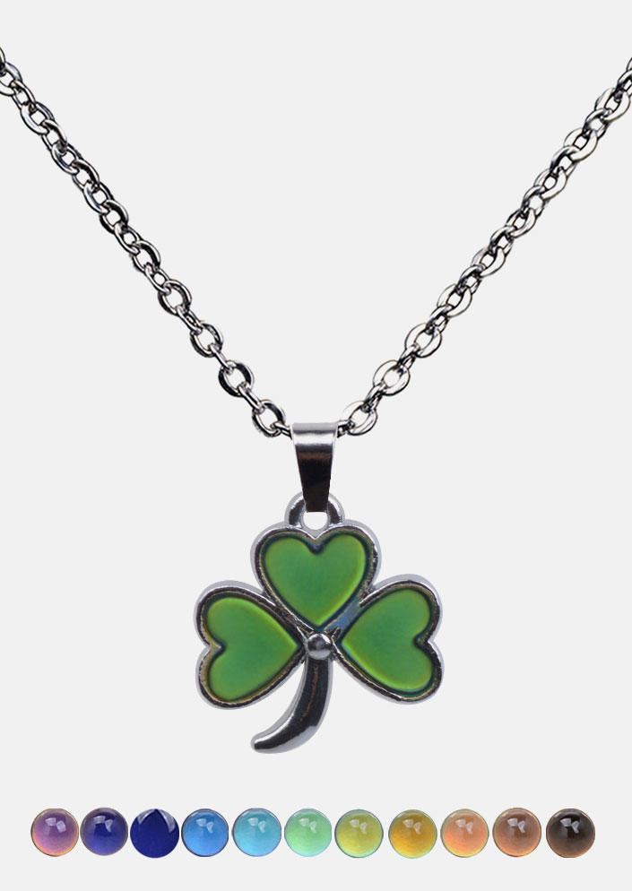 

Necklaces St. Patrick's Day Shamrock Necklace in Green. Size
