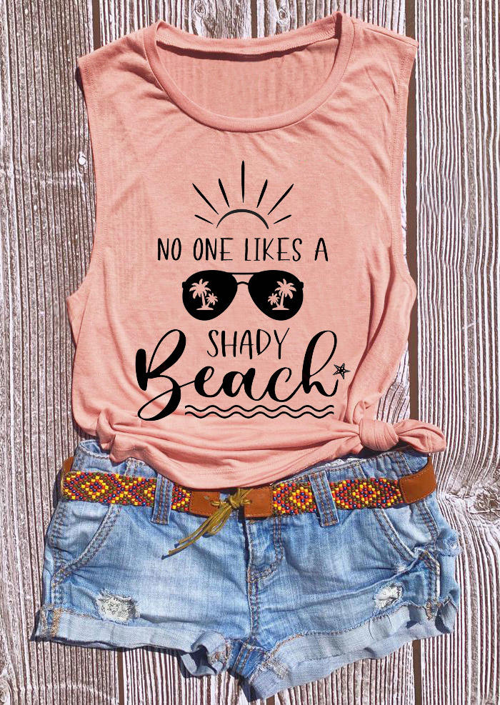 

Tank Tops No One Likes A Shady Beach Tank Top in Pink. Size