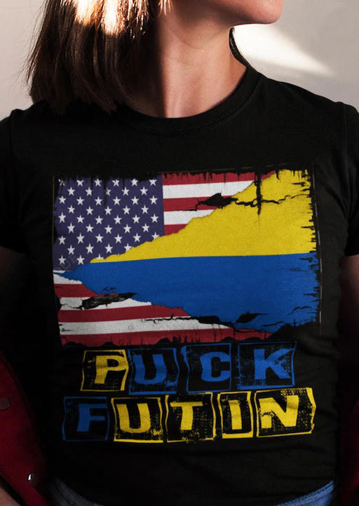 

T-shirts Tees Puck Futin Short Sleeve T-Shirt Tee in Black. Size: ,M,L,XL