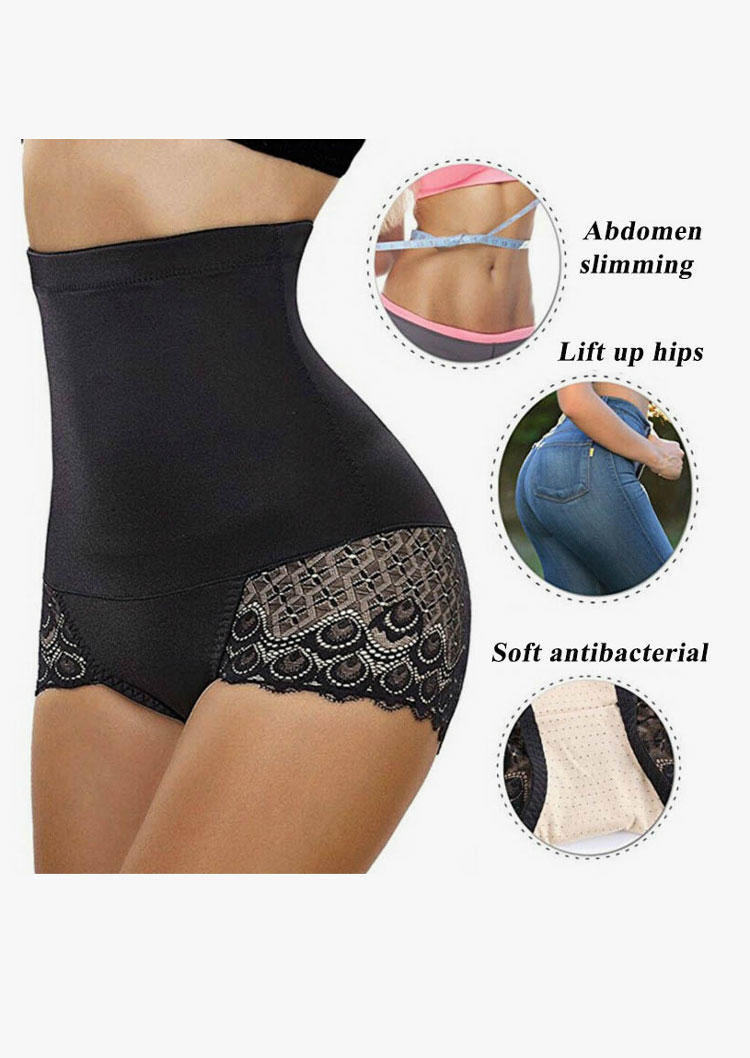 

Shapewear High Waist Slimming Shaper Panties in Black. Size