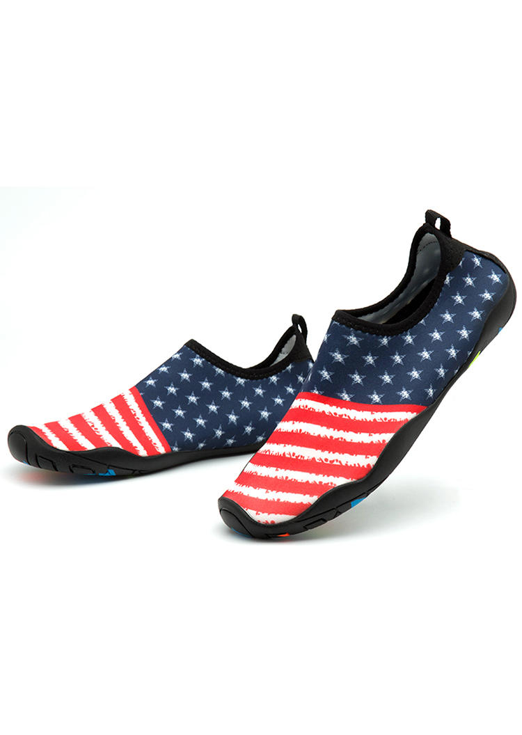 

Sneakers American Flag Outdoor Non-Slip Sneakers in Multicolor. Size: ,38,39,40,41