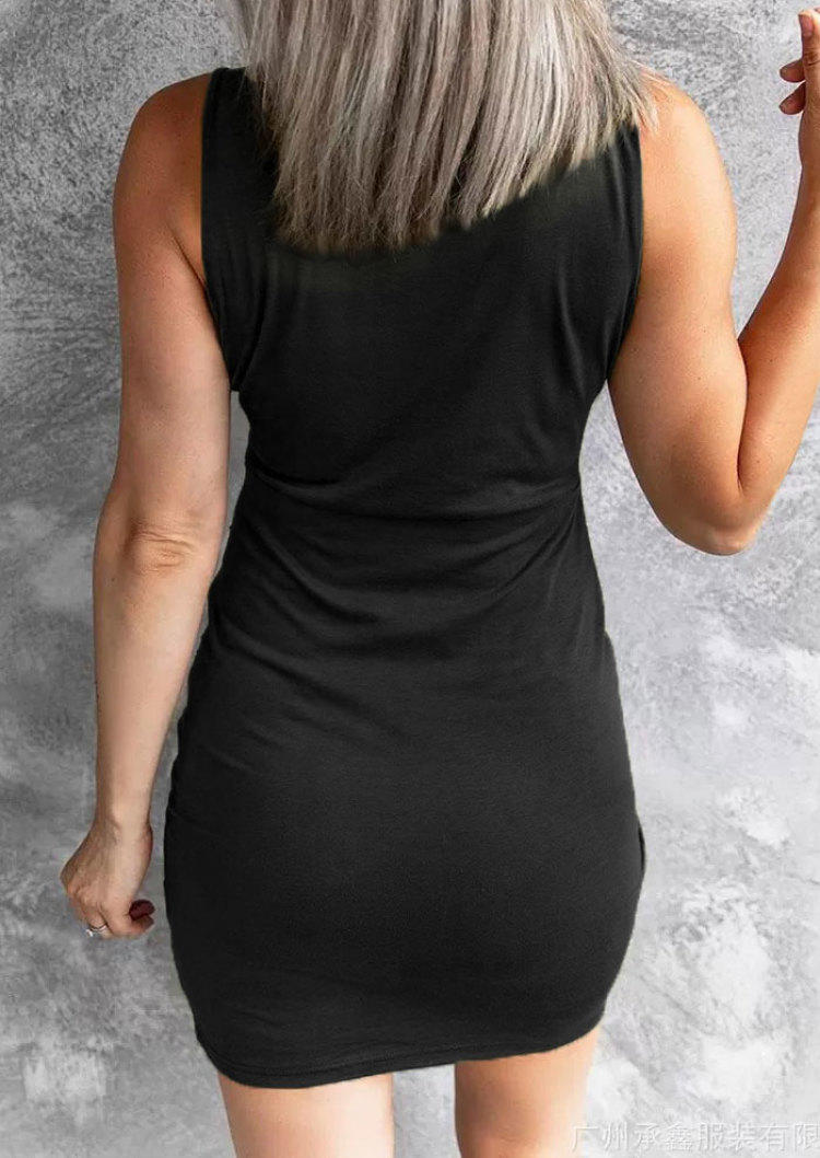 Smooth As Tennessee Whiskey Sweet As Strawberry Wine Bodycon Dress - Black