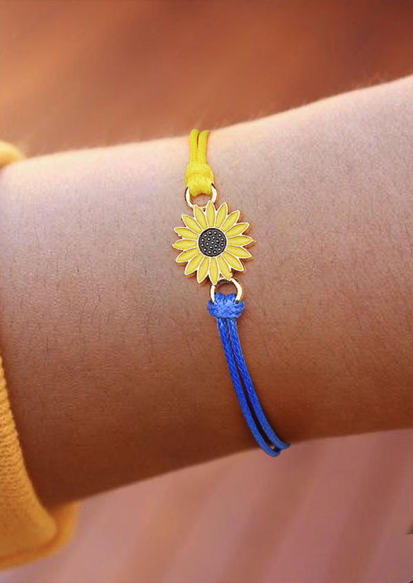 Bracelet Sunflower Color Block Bracelet in Multicolor. Size: One Size