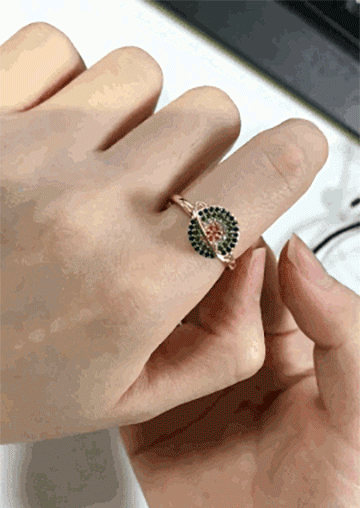 Spinning Galaxy Anxiety Relief Ring