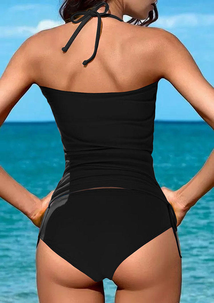 Tankinis The Only B.S I Need Is Beer And Sunshine Rainbow Tankini Set in Black. Size: S