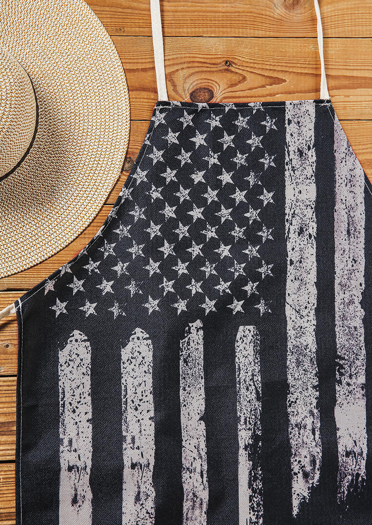 

Tools American Flag Halter Tie Apron in Multicolor. Size