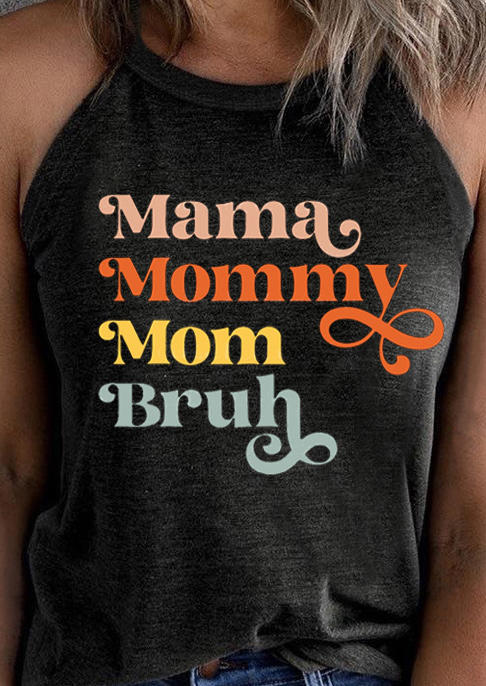 

Tank Tops Mama Mommy Mom Bruh Camisole in Multicolor. Size: ,M,L,XL