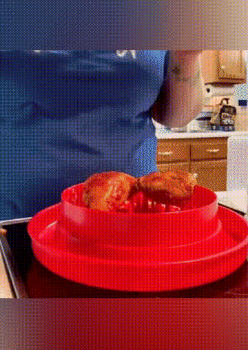 

Tools Practical Disc-shaped Meat Shredder in Red. Size
