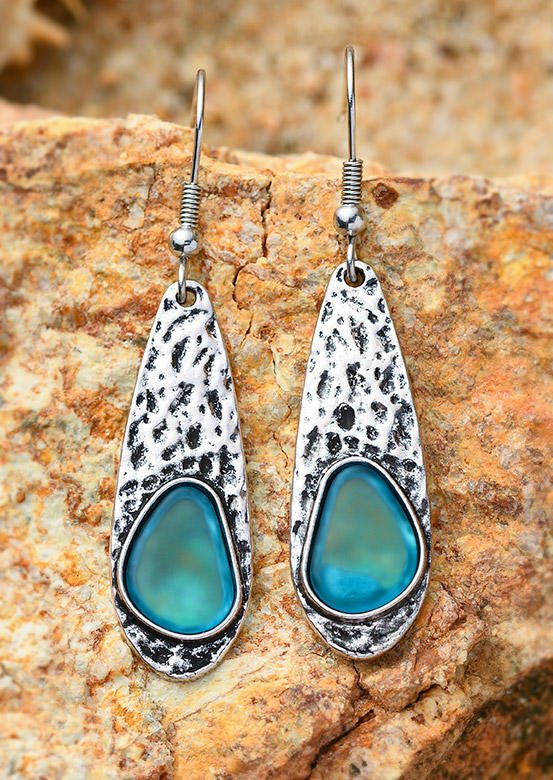 

Earrings Wrop Drop Hook Alloy Earrings in Silver. Size
