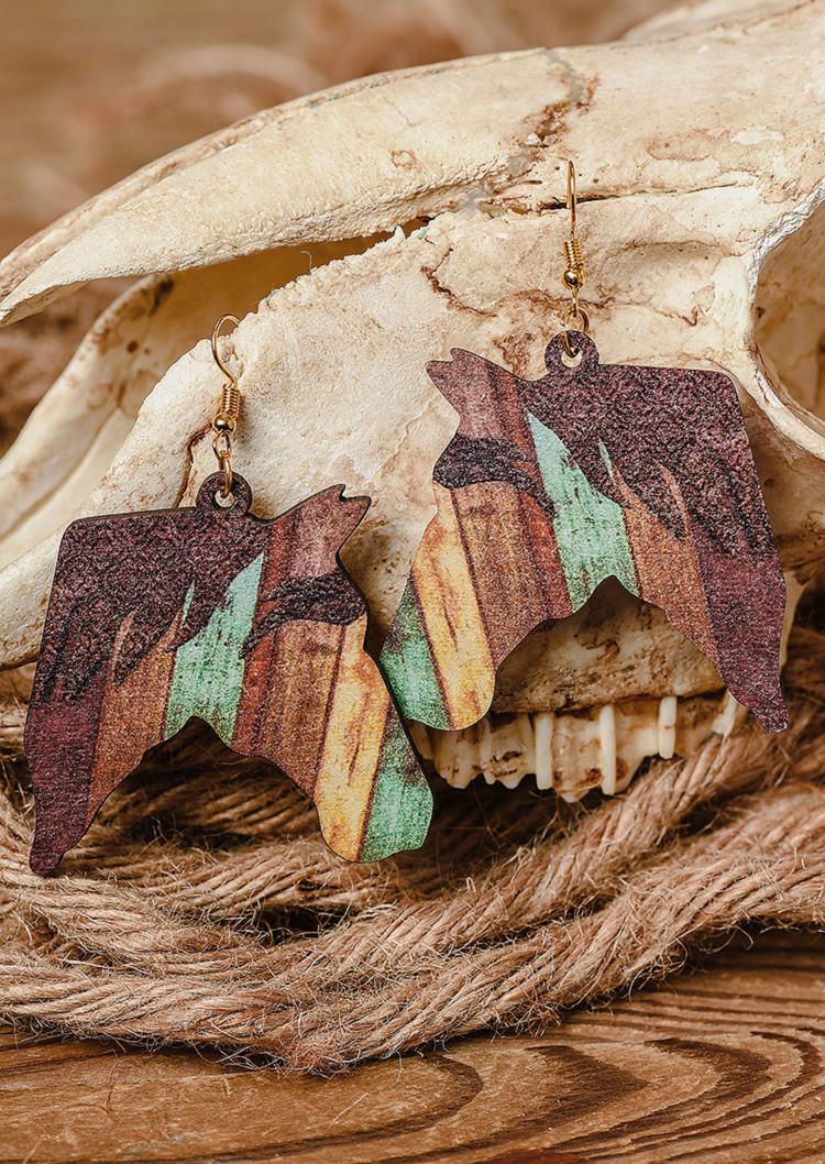 

Earrings Horse Colorful Striped Earrings in Multicolor. Size