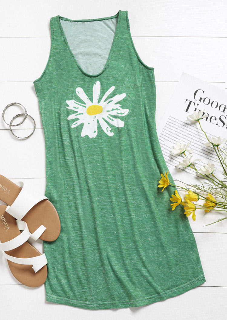 

Mini Dresses Daisy Sleeveless Mini Dress - Light Green in Green. Size