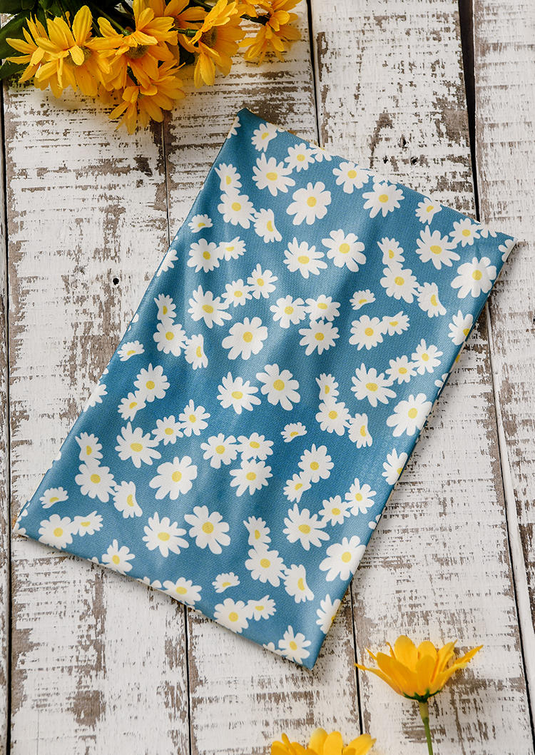 

Daisy Elastic Sports Wide Headband in Multicolor. Size