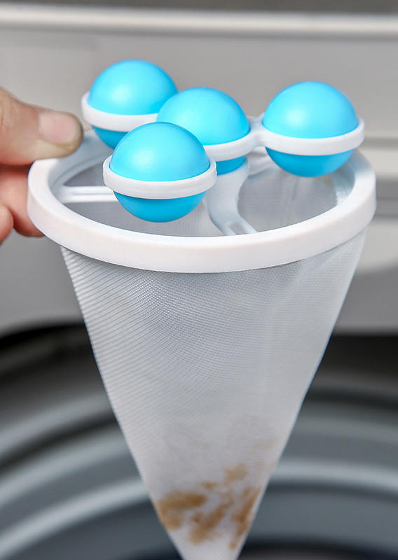 

Floating Gyroscopic Washer Filter in Sky Blue. Size