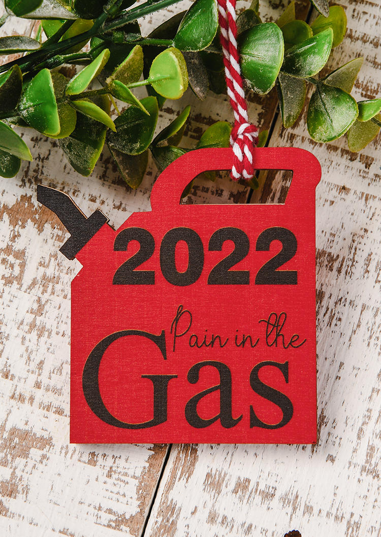 

Cool Gadgets 2022 Pain In The Gas Pendant Ornament in Red. Size