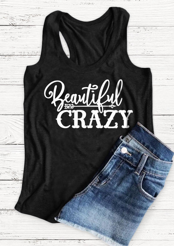 

Tank Tops Beautiful Crazy Arrow Racerback Tank Top in Black. Size