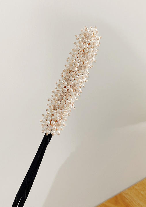 

Rhinestone Hair Bun Maker in Pink. Size