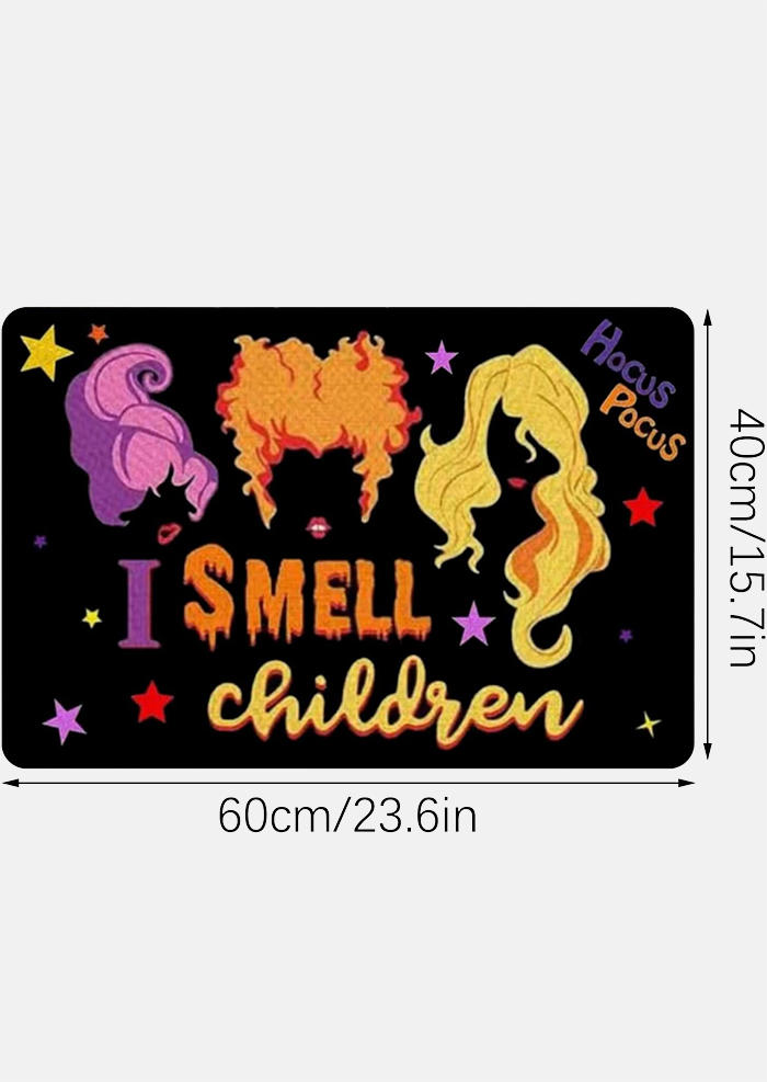 

Halloween I Smell Children Star Non-Slip Carpet in Multicolor. Size