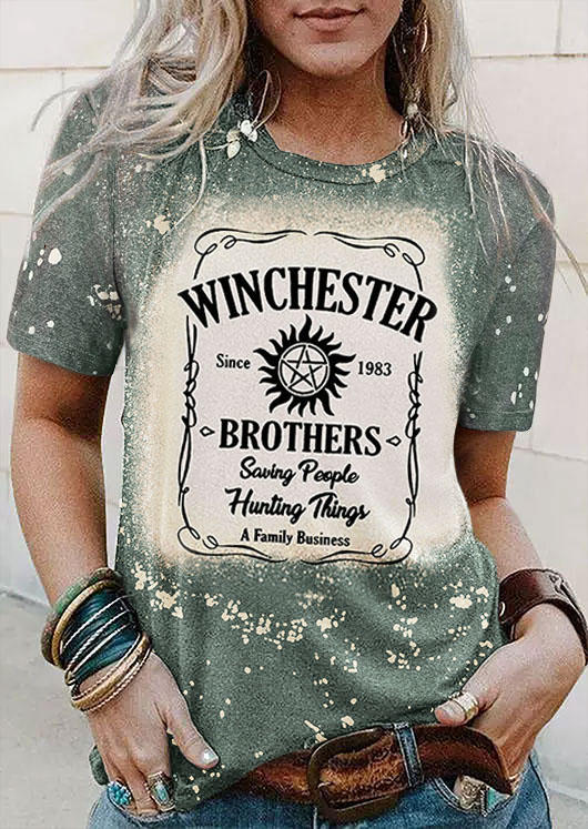Winchester Brothers Bleached T-Shirt Tee