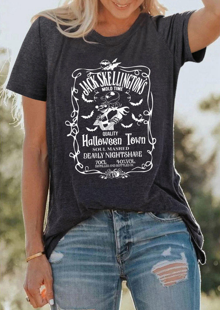 

T-shirts Tees Halloween Town Soul Masked Deadly Nightshade T-Shirt Tee - Dark Grey in Gray. Size