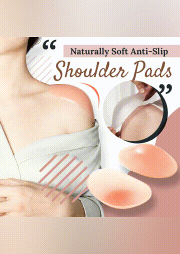 

Beauty Naturally Soft Anti-Slip Shoulder Pads in Multicolor. Size