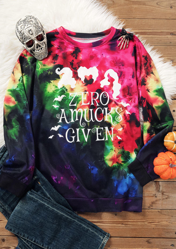 

Sweatshirts Halloween Zero Amucks Given Tie Dye Sweatshirt in Multicolor. Size