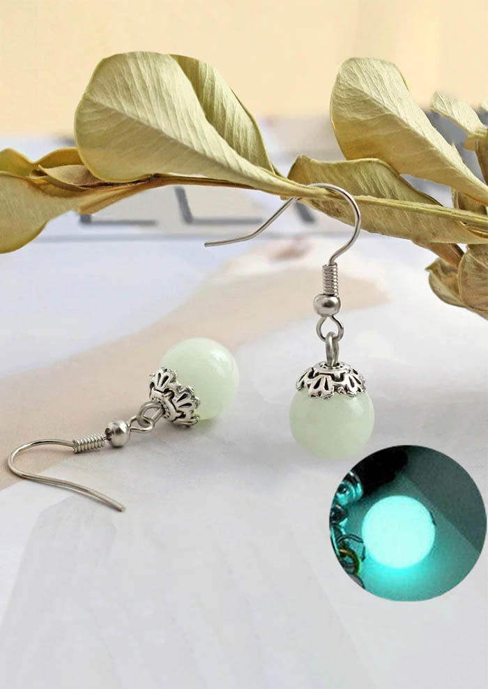 

Earrings Halloween Luminous Pearl Earrings in Blue. Size