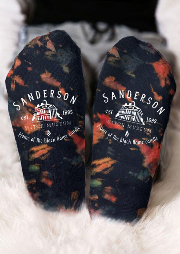 

Crew Socks Halloween Home Of The Black Flame Candle Tie Dye Crew Socks in Multicolor. Size