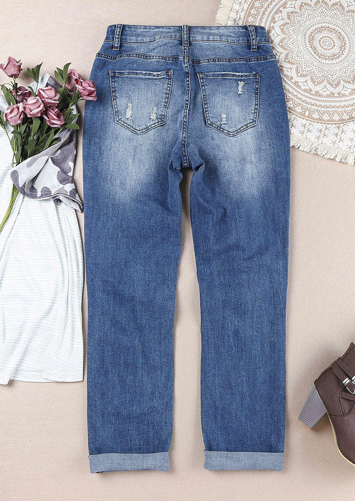 

Pants It' Fall Y'all Pumpkin Leopard Denim Pants in Blue. Size: L,M,,XL