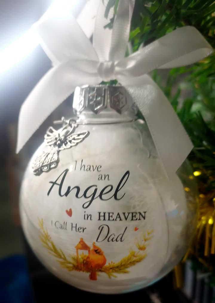 

Christmas Decoration I Have An Angel In Heaven I Call Her Mom Ornament in Multicolor. Size