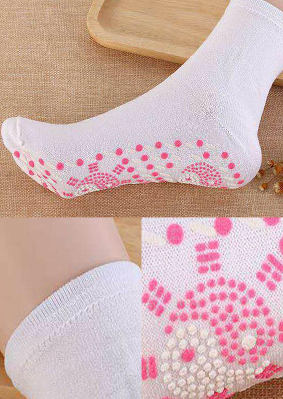 

Crew Socks Winter Thickened Non-slip Thermal Crew Socks in Red,White. Size