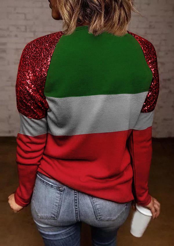 

Blouses Color Block Raglan Sleeve Blouse - Burgundy in Red. Size: L