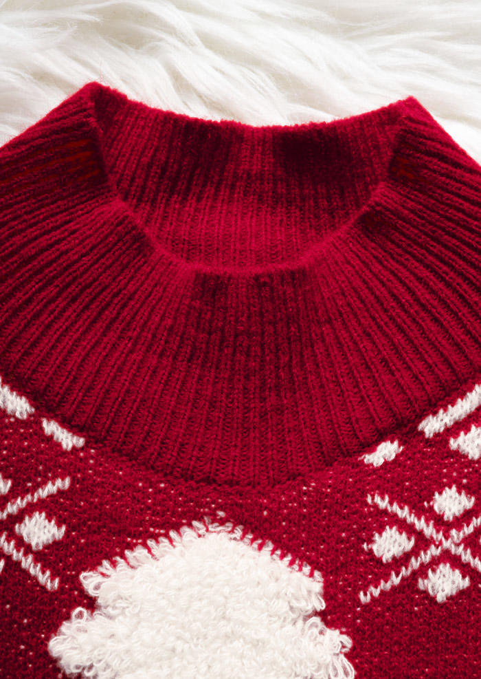 

Sweaters Christmas Tree Drop Shoulder Sweater in Red. Size: L