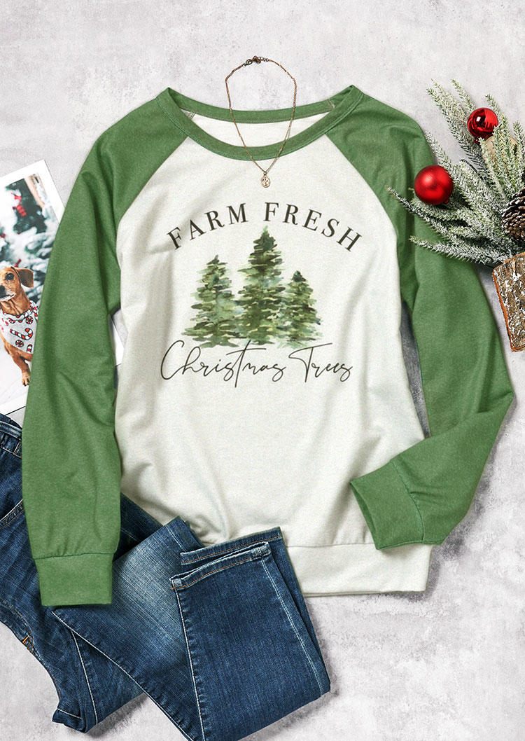 

Sweatshirts Farm Fresh Christmas Tees Pullover Sweatshirt in Green. Size