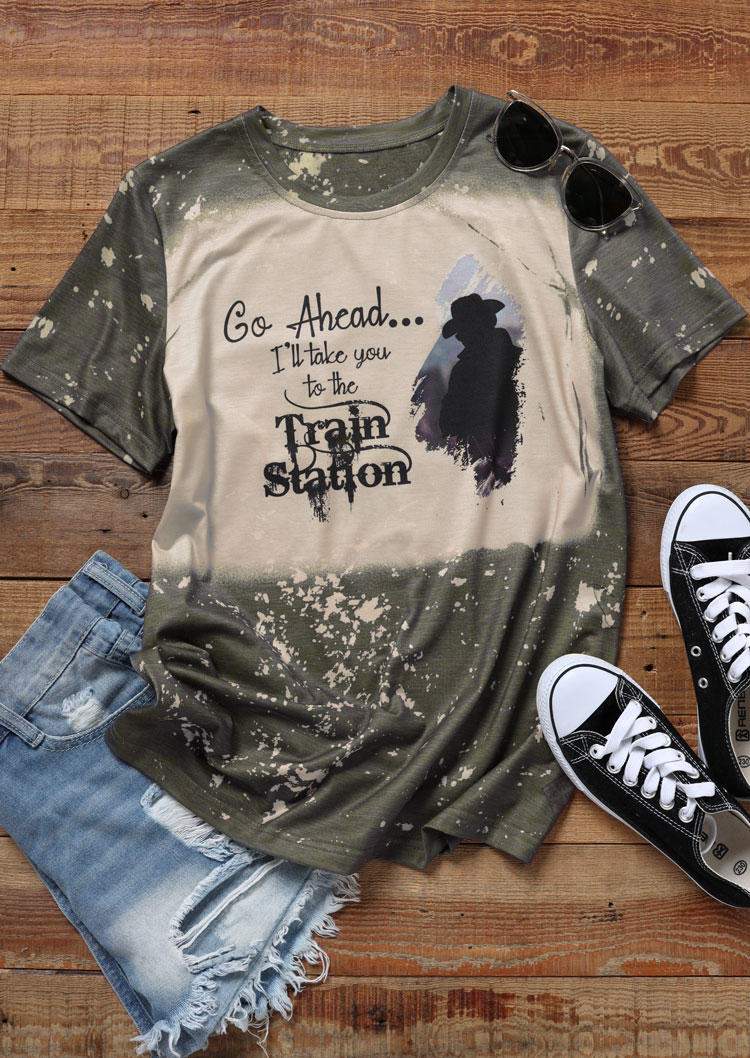 Go Ahead I'll Take You To The Train Station T-Shirt Tee