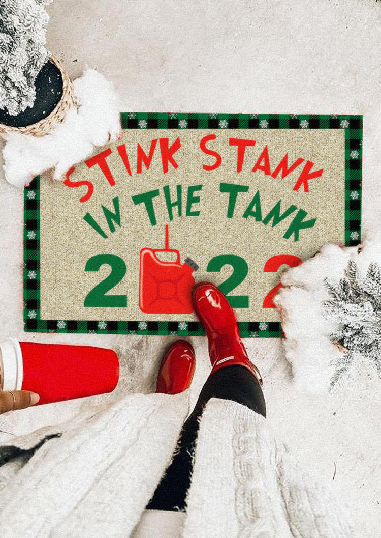 Christmas Decoration Christmas 2022 Stink Stank In The Tank Carpet in Multicolor. Size: One Size